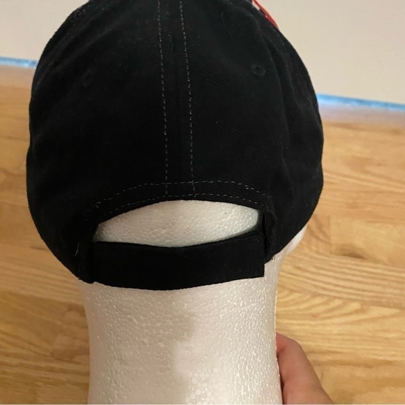 Vintage Las Vegas Motor Speedway Hat NEW Snap Back Black Red Yellow Racing - Picture 4 of 9